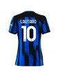 Inter Milan Lautaro Martinez #10 Heimtrikot für Frauen 2023-24 Kurzarm